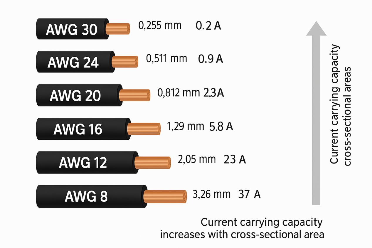 了解 AWG 的载流能力：线束选择的关键指南